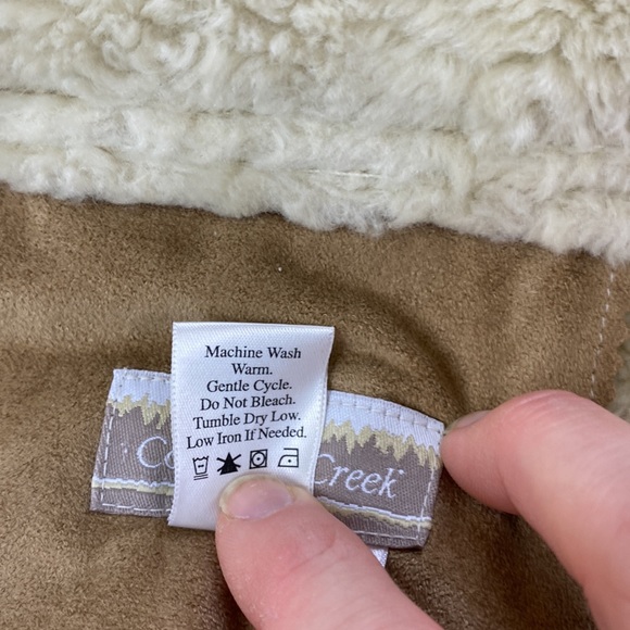 Coldwater Creek Vintage Y2k Boho Embroidered Ribbon Vegan Jacket - Picture 9 of 12